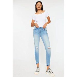 KanCan Electra Mid Rise Ankle Skinny Jeans in Light Wash - Sz 9/28 - NWT